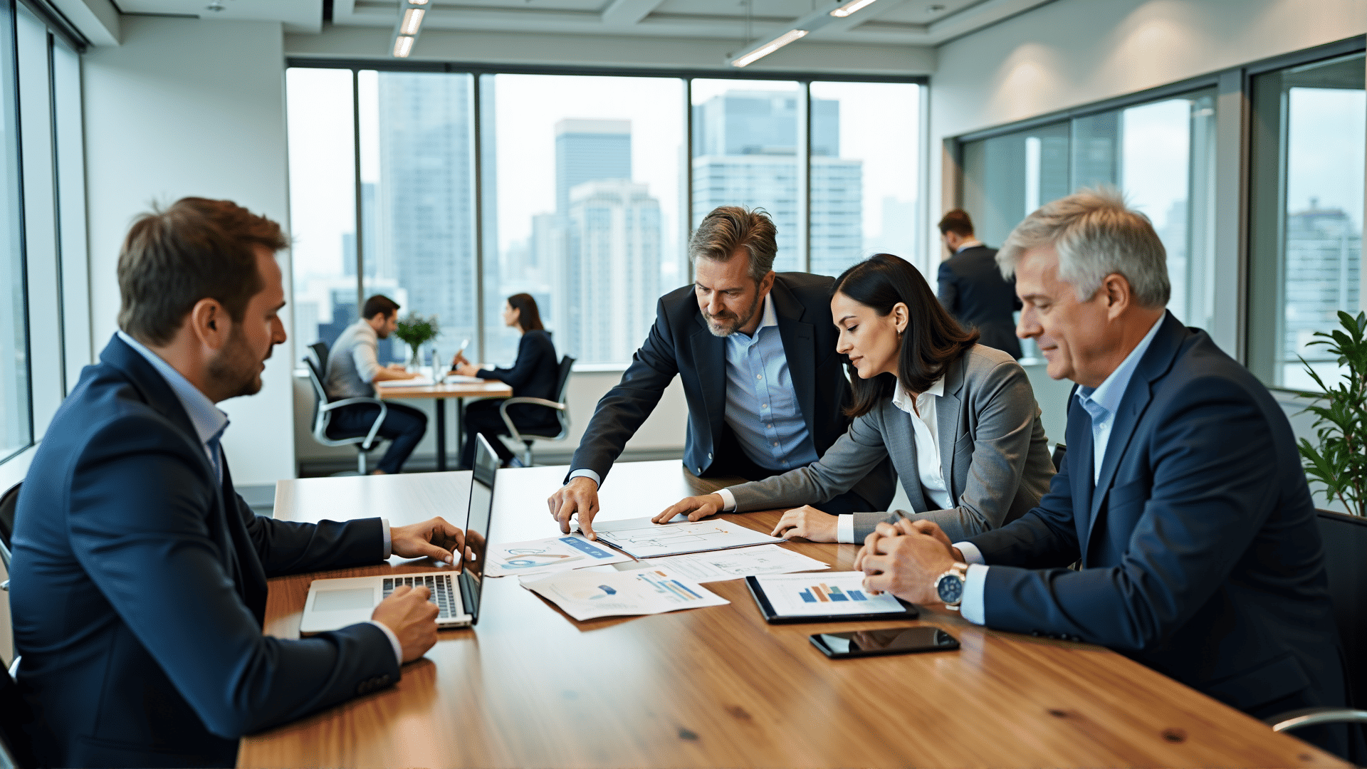Business banking discussion